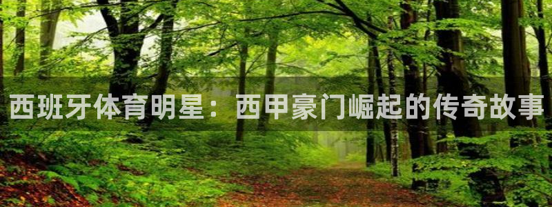 风速体育下载：西班牙体育明星：西甲豪门崛起的传奇故事