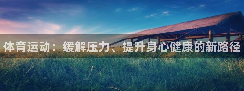 风速体育：体育运动：缓解压力、提升身心健康的新路径
