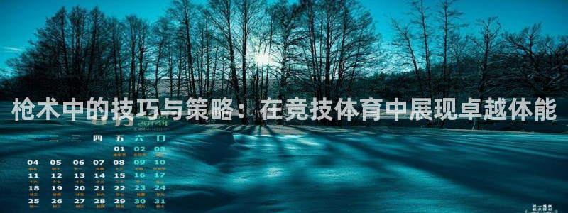风速体育：枪术中的技巧与策略：在竞技体育中展现卓越体能